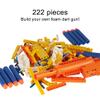 Foam Dart Blaster Toy Gun Building Block Set (222 Pieces) Build and Shoot Foam Darts view 2