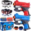 2 Pack Blaster Guns Boys Toy-with 60 Bullets &2 Wristbands, TiopLior Blaster Guns Toy Age for 4-9 Christmas Birthday Gifts &2 Safety Glasses/Face Masks for 6+ Year Old Kids Games Toys view 1
