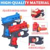 2 Pack Blaster Guns Boys Toy-with 60 Bullets &2 Wristbands, TiopLior Blaster Guns Toy Age for 4-9 Christmas Birthday Gifts &2 Safety Glasses/Face Masks for 6+ Year Old Kids Games Toys view 4