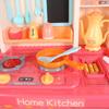 Kitchen Playset Play Kitchen Set Kitchen Toys with Realistic Lights Sounds, Simulation of Spray and Play Sink view 3