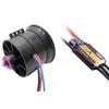Powerfun EDF 90mm 12 Blades Ducted Fan with RC Brushless Motor 1100KV with ESC 120A(5~8S) Balance Tested for EDF 8S RC Jet Airplane view 1
