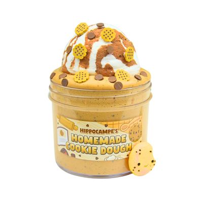 Cookie Dough Ice Cream Slime (SCENTED) | Handmade Slime | Hippocampe Slimes (8OZ)