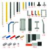 BroTex Technical Parts Pieces Sets Liftarm Beams Bricks Bulk Axles Pins Panels Frame Beams Connectors, 580 Pieces Compatible with Technic-Block MOC Buildings Toys for Boys Adults Kids Age 6+ view 2