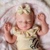 BABESIDE Silicone Baby Doll Lifelike Reborn Baby Dolls - 16 Inch (Weight 4 Lb) Full Platinum Silicone Reborn Baby Doll Slicone Full Body Anatomically Correct Sleeping Baby Girl with Gift Box view 3