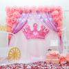 Sratte Princess Crown Piata with Blindfold, Bat and Confetti Small Pink Piata for Girls Kids Perfect Size for Birthday Party Princess Theme Party Decoration Supplies, 15.7 x 9 x 3 Inch view 3