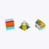 YONGERN Combination Prism Component Set Six-Sided Light Tower Aurora Hut Universe Cube Rainbow Photography Prism Creation Gift view 4