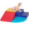 PayLessHere Climbing Toys for Toddlers 1-3 4-Piece Colorful Foam Blocks Play Set Indoor Baby Toys for Crawling & Sliding Soft Corner Climber for Babies Indoor Play for Homes, Schools view 1