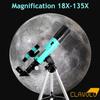 CLAVOLO Refractor Telescope with Finder Scope for Kids & Astronomy Beginners, Travel Telescope with 3 Eyepieces Magnification 18X  135X view 2