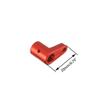 RCAWD Aluminum Tie Rod & 25T Servo Horn for 1/8 Arrma Typhon Kraton Talion Outcast Notorious 6s Blx,1/7 Limitless Infraction Mojave 6s Blx,Upgrades Part Fixed Link Steering 25t Servo Arm,Red view 3