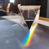 YONGERN One Piece 80mm Magical Rainbow Prism for Photography K9 Optical Pyramid Prism Glass Polyhedral Science Studying Color Prism view 4