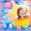200 Pcs Rubber Pig Bath Toy Bulk Tiny Pig Toys Float and Squeak Pig Toy Pink Piggy Bathtub Toys for Baby Shower Halloween Christmas Birthday Party Supplies, 2.25 x 1.5 x 1.5 Inch view 4