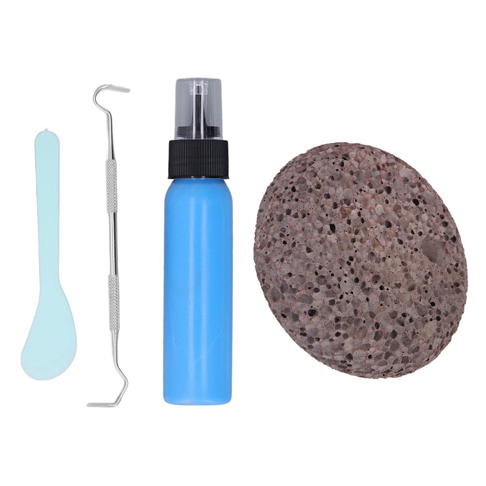 Luqeeg Pick Stone Kit, Pick and Peel Stone, Reduce Stress Fidget Picky Stone, Sensory Toys, Fidget Toy Anxiety Relief Mental Relaxation for Children and Adults with ADHD OCD Excoriation(Blue)