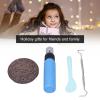 Luqeeg Pick Stone Kit, Pick and Peel Stone, Reduce Stress Fidget Picky Stone, Sensory Toys, Fidget Toy Anxiety Relief Mental Relaxation for Children and Adults with ADHD OCD Excoriation(Blue) view 3