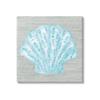Stupell Industries Blue Clam Shell Patterned Fish Motif Sea Life, Design by Ziwei Li view 1