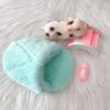 VOLOBE 5 Inches Silicone Piglet, Soft Mini Realistic Silicone Animal, Gift Box with Piglet Accessories, Kids Lifelike Reborn DollElla view 1