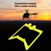 Bnineteenteam RC Helicopter Landing Gear,Plastic Stable Body Protection RC Helicopter Landing Skid for FW 200(Yellow) view 4