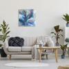 Stupell Industries Abstract Blue Petals Fluid Modern Botanical Design, Design by K. Nari view 2