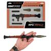 GoatGuns Miniature RPG Model Black | 1:4 Scale Diecast Metal + Real Wood Build Kit view 1