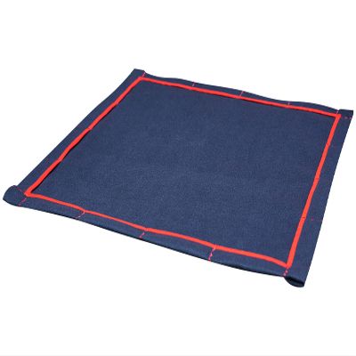 Breezy Day Canasta Cloth (Navy Blue), 32'' x 32''