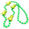 Frog Rubber Mardi Gras Bead Necklace Spring Break Cajun Carnival Festival New Orleans Beads view 1