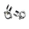 Aluminum Alloy Front Steering Knuckle Arms for Traxxas 1/8 4WD Sledge Monster Truck Replace 9537 2pcs - Silver view 2