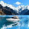 Ssccgym Remote Control Boat 4CH Electric Watercraft RC Sail Cruise Boat Yacht 15km/h for Lake Pool 14y+ Beginners view 3