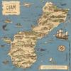 1000 Piece Jigsaw Puzzle | Historic Map of Historical Island of Guam - 1958 Guam Puzzle for Adults view 1