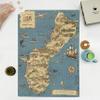 1000 Piece Jigsaw Puzzle | Historic Map of Historical Island of Guam - 1958 Guam Puzzle for Adults view 2