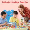 Feltom 28 Pack Valentines Day Gifts for Kids - Wacky Tracks Fidget Spinner with Valentine's day Greeting cards for kids, DIY Deformable Spinner Classroom Valentine's Party Favor, Exchange Prizes Gift view 4