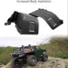 Front & Rear Mud Flaps Fender Fit for Axial SCX10 II 90046 90047 1/10 RC Crawler Car Plastic Upgrade Parts Black view 3