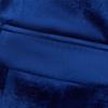 Men's Premium Velvet Blazer Jacket Slim Fit Solid Shawl Lapel Tuxedo Suit One Button Dinner Party Prom Sport Coat (Blue,X-Small) view 4