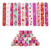 DimiGlobal Valentine Slap Bracelets for Kids Valentines Day Slap Bracelets Bulk for Boys and Girls Holiday Slap Bracelet Party Favors Supplies Classroom Prizes Exchanging Gifts (24) view 1