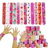 DimiGlobal Valentine Slap Bracelets for Kids Valentines Day Slap Bracelets Bulk for Boys and Girls Holiday Slap Bracelet Party Favors Supplies Classroom Prizes Exchanging Gifts (24) view 3