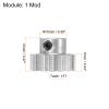 HARFINGTON 2pcs Step Spur Pinion Gear 5mm Bore 15T Mod 1 Aluminum Spur Diff Differential Motor Gear RC Car Replacement Parts view 2