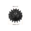 HARFINGTON Step Spur Pinion Gear 5mm Bore 16T Mod 1 Aluminum Spur Diff Differential Motor Gear RC Car Replacement Parts view 3