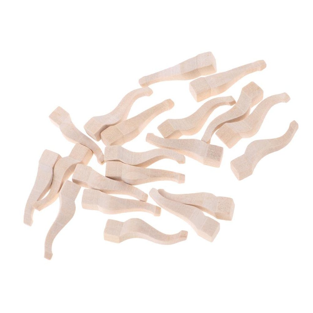 NC 10 Pieces Wooden Table Legs, /12 Dollhouse Miniature DIY Bastelzuhr.
