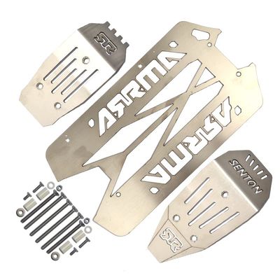 GPM for ARRMA-1/10 4WD SENTON 4X4 V3 3S BLX BRUSHLESS Short Couse TRUCK-ARA4303V3 Stainless Steel 1/10 Chassis Armor Armor Crash Protection