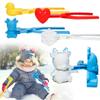 Holady 4PCS Large Size Snowball Maker Clip,Snowball Maker Tool with Handle for Snow Ball Fights, Snow Toys Kids Winter Outdoor ToysDeer,Love Heart,Duck,Snowflake Shape view 2