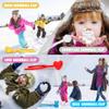Holady 4PCS Large Size Snowball Maker Clip,Snowball Maker Tool with Handle for Snow Ball Fights, Snow Toys Kids Winter Outdoor ToysDeer,Love Heart,Duck,Snowflake Shape view 4