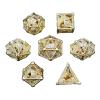 HXSCOO D4 D6 D8 D10 D12 D20 Role Playing Dice Game Metal Polyhedral Dice Game Accessories Role Playing Dice for DND Board Games (Color : Gold) view 1