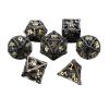 HXSCOO D4 D6 D8 D10 D12 D20 Role Playing Dice Game Metal Polyhedral Dice Game Accessories Role Playing Dice for DND Board Games (Color : Red) view 4