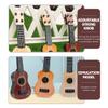 jojofuny Girls Toys Age 4-5 4pcs Mini Ukulele Toy Musical Instrument Model Plastic Ukulele Model Instruments Kids Musical Educational Music view 2