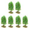 Healifty 6 Pcs Miniature Trees Miniature Fruit Trees Dollhouse Fruit Trees Scenery Model Tree Model Train Scenery view 1