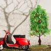 Healifty 6 Pcs Miniature Trees Miniature Fruit Trees Dollhouse Fruit Trees Scenery Model Tree Model Train Scenery view 2