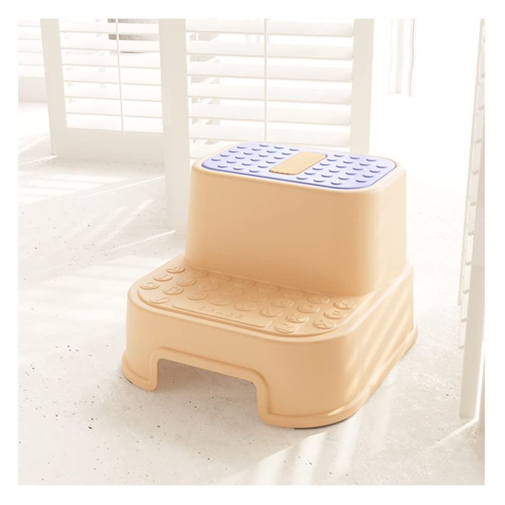 Etlegor 2 Step Stool for Kids, for Toddler Toilet Potty Training, Wash Hand Child Bathroom Stool Slip Resistant Baby Hand Washing Ladder Child, Toddler Safety Step Ladder Non Slip Feet
