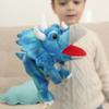 Dinosaur Hand Puppets for Kids, Hand Puppet Dinosaur Toys Puppets Dinosaur Plush Puppet Stuffed Puppet Story Toys Finger Puppets Dinosaur Toys for Kids view 4
