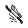 GPM 6PC Set Upgrades Aluminum Servo Horn 25T (4 Positioning Holes) W. Adjustable Steering Link for 1/10 TRX4 Defender Trail Crawler (82056-4) RC Cars (Gray) view 1