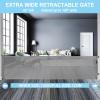 120 Inch Extra Wide Baby Gate Extra Long Dog Gate for The House Retractable Baby Gates for Doorways Super Large Pet Gate for Dogs Indoor Mesh Child Gates for Wide Openings Safety Toddler Gates (Grey) view 2