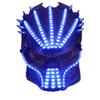 Gracecolorlife Flashing El Wire Mask Led Glowing Beauty Christmas Party Mask Festival Event Haloween Mask (Green led) view 1