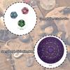 Knana 6Pcs Pendulum Board for Divination - Pendulum Crystal for Dowsing, Tarot Dice Astrology Dice with Box, Wiccan Supplies and Tools, Tarot Divination for Beginners view 2